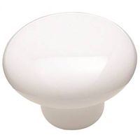 6750723 - 1-1/2 WHITE CERAMIC KNOB