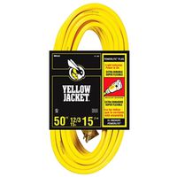 6753107 - 12/3X50FT YEL JKT EXTSN CORD