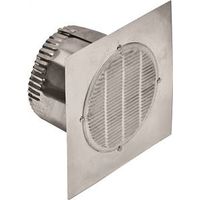 6753594 - EAVE VENT 4"B/F 6" SQ BASE