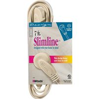 6753818 - 16/2X7FT TAN SLIM EXTSN CORD