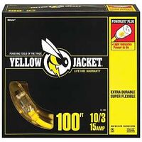10/3 Conductor 100 Yellow Jacket Extension Cord