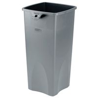 6755227 - 23GAL GRAY SQUARE WASTEBASKET