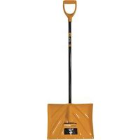 poly snow shovel with ergo handle