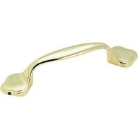 cabinet pull, 3in. brass