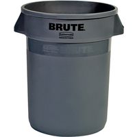 6755862-32GAL GRAY ROUND CONTAINER