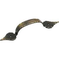 Colonial Cabinet Pull, Antique Brass