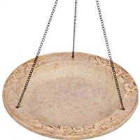 poly resin bird feeder, 12in.