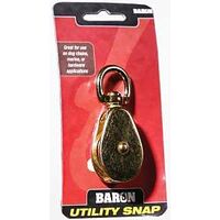bronze swivel eye pulley, 2in.  
