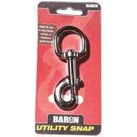 bolt snap, 1in. nickel plated