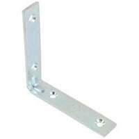 steel corner braces, 8in. x 1in.
