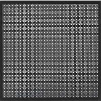 aluminum sheet, 2 x 3 black