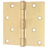6762223 - 4IN STN BRASS RES HINGE SQ CNR