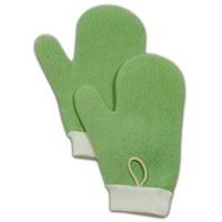all purpose dusting & cleaning mitt, green