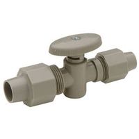3/8in. x 3/8in. compression straight stop valve  