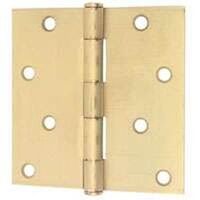 Residential Door Hinge,3 1/2in. Brass