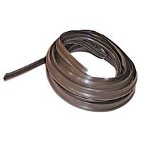 window & door vinyl gasket, 1/2in. x 1/4in. x 17 brown
