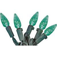 led christmas lights, green
