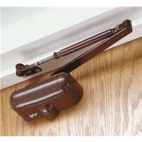 Brown Commercial Door Closer Hold Open