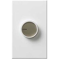 white 1000 watt rotary incandescent dimmer