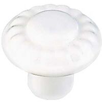 Ceramic Knob, 1 3/8" White