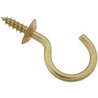 6770762 - 1-1/2IN SOLID BRASS CUP HOOK