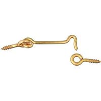 6770820 - 2-1/2" SOLID BRASS HOOK/EYE