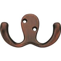 6771323 - VEN BRNZ DBL PRONG ROBE HOOKS