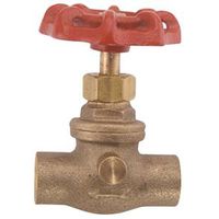 1/2in. sweat brass stop & waste valve  