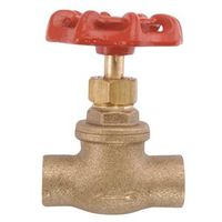 3/4in. sweat brass stop valve  
