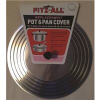 Pot & Pan Cover, Alum, 10"