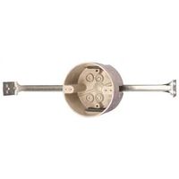 6777122 - 4IN FBGL RND CEILING BOX W/BAR