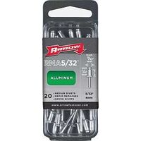 Medium Aluminum Rivet, 1/8 x 1/4