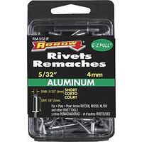 Short Aluminum Rivet, 5/32 x 1/8