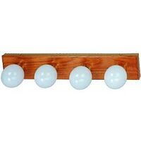 Bathroom Light Bars on Four Light Vanity Fixture  24  Oak