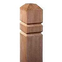4in. x 4in. x 48in. v groove deck post   