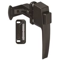 Push Button Door Latch, Black