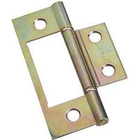 Nonmortise Bi-Folding Door Hinge, Brass