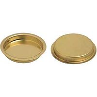 round finger pull, brass