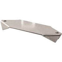 bypass door guide carpet riser, zinc