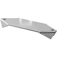 bypass door guide carpet riser, zinc