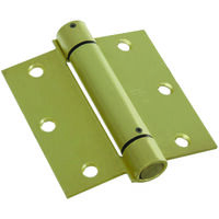 Spring Residential Door Hinge, 3 1/2in. x 3 1/2in. Satin Brass