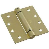 Spring Residential Door Hinge, 4in. x 4in. Satin Brass