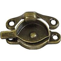 Antique Brass Sash Crescent Lock