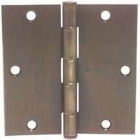3 1/2in. residential door hinge square corner