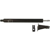 adjustable hydraulic door closer, black