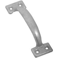 Door Pull, 3 3/4in. x 6 1/2in. Galvanized