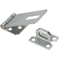 Galvanized Adjustable Safety Hasps, 3 1/2in.