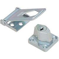Keylock Safety Hasp, 3 1/2in. Zinc