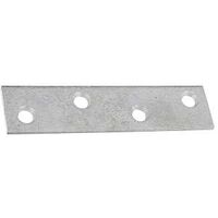 Galvanized Steel Mending Plate, 3" x 3/4" 