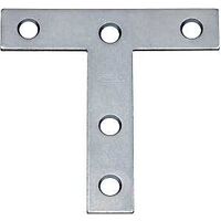 Steel T-Plate, 3in. x 3in. Zinc Plated